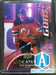 2021-22 Upper Deck Series 1 Canvas Young Guns Tyce Thompson
